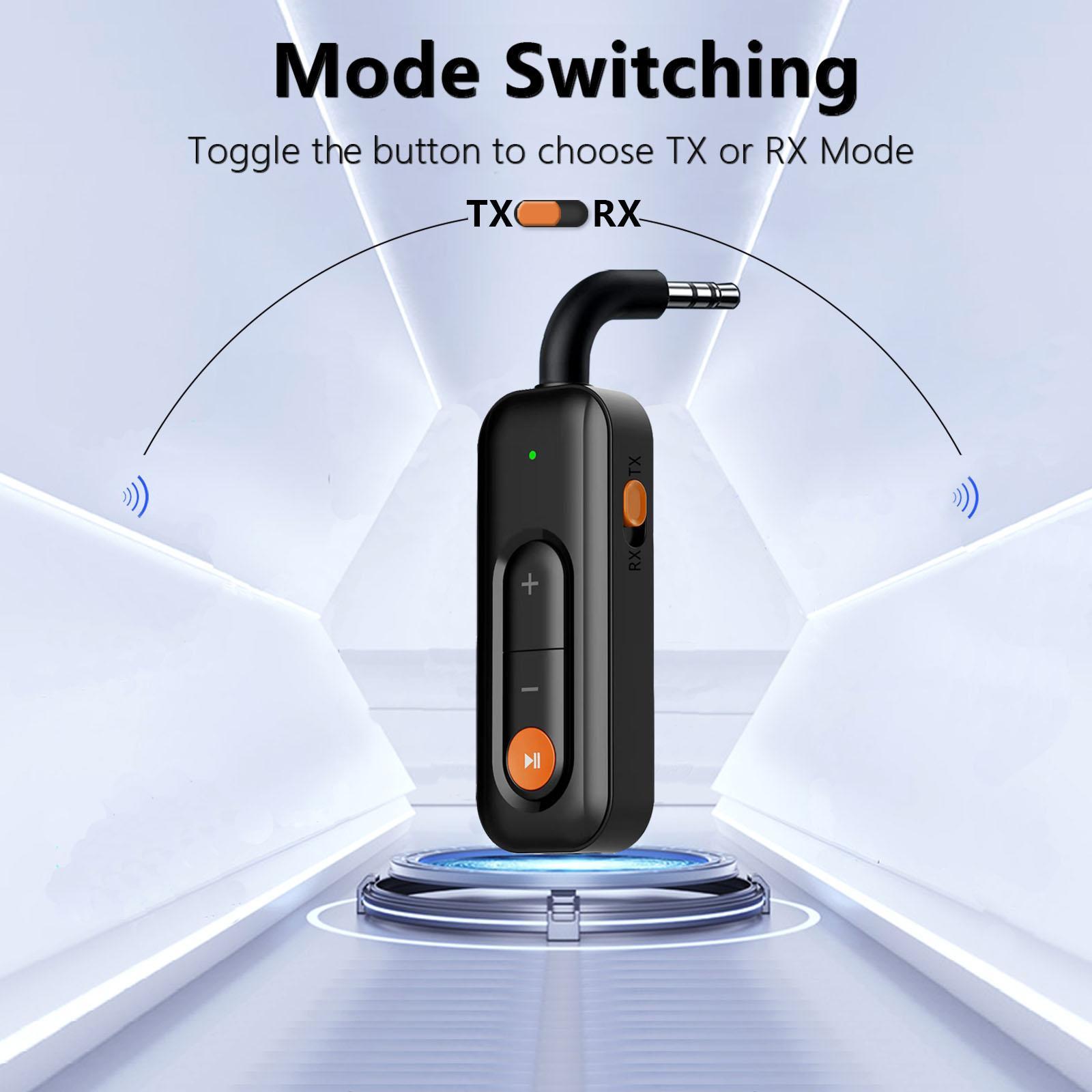 Audio and Receiver Noise Canceling Car AUX Audio Adapter for Earphones