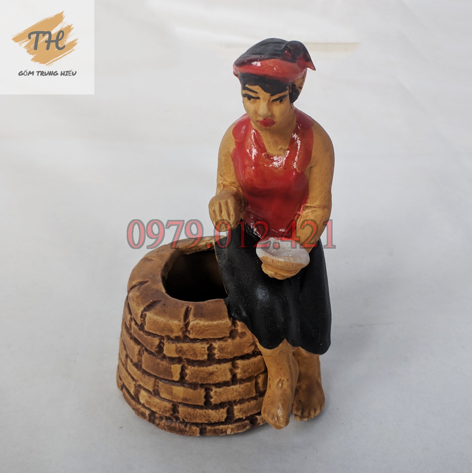 Tượng tiểu cảnh gốm Bát Tràng