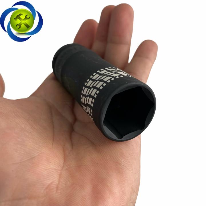 Tuýp 22mm đen dài mỏng Kingtony 441522M loại 1/2 có 6 cạnh