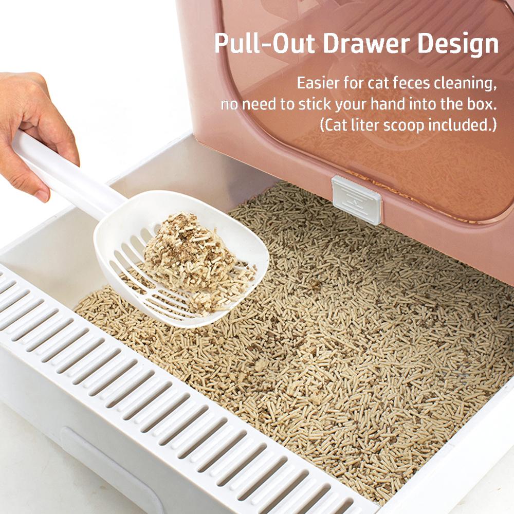 Hộp Nhà Vệ Sinh Cho Mèo Có Cửa Che