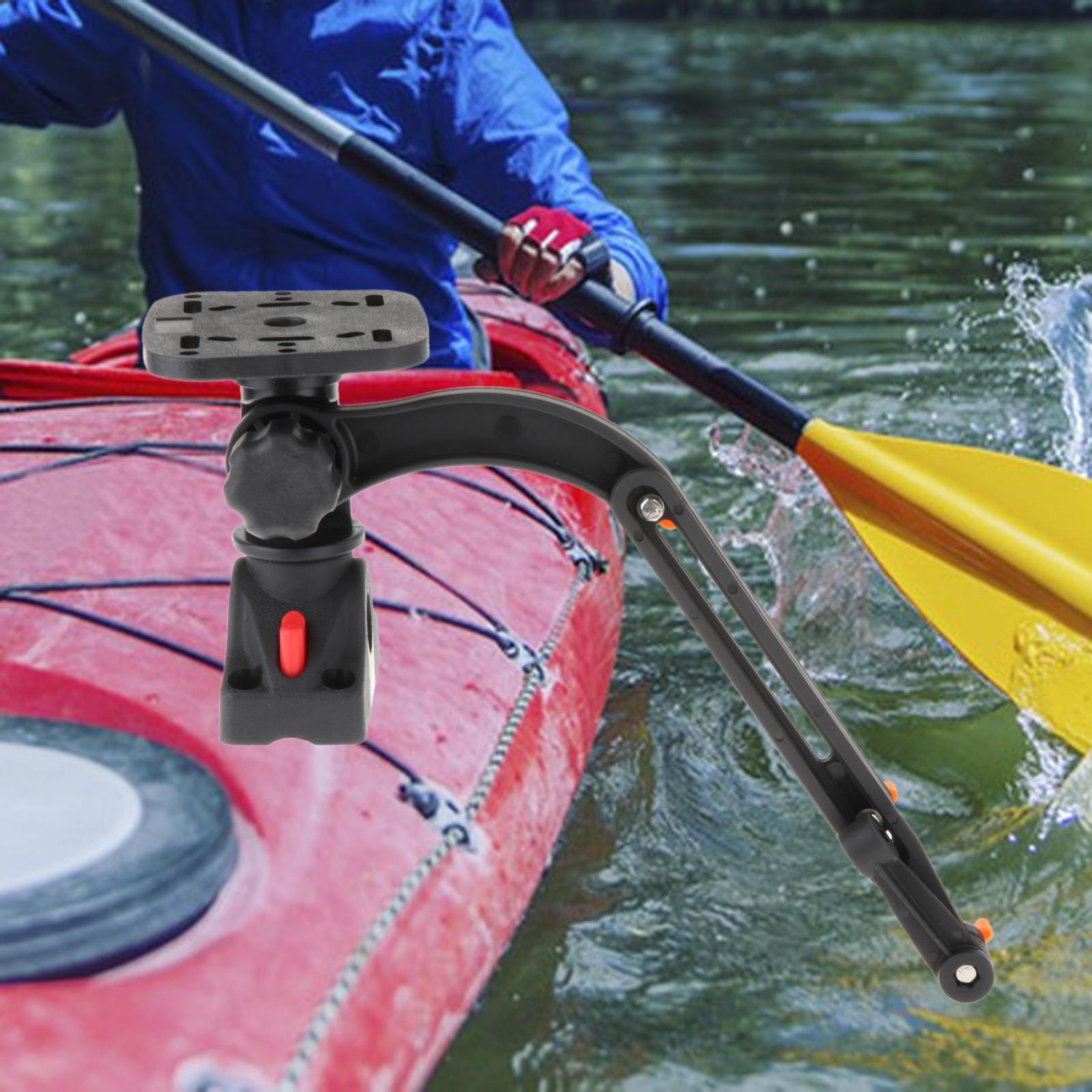 Fish  Mount Bracket Transducer Mounting Arm Mounting Plate Marine Electronic Fish  Mount Ball Base for Kayak Yacht Accessories