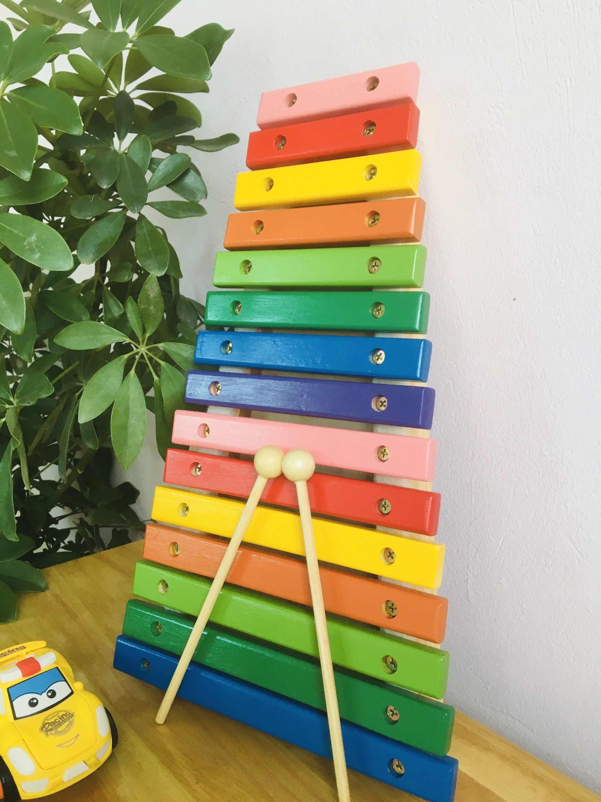 Đồ chơi đàn xylophone gỗ 15 thanh loại to cao cấp, đồ chơi đàn gỗ nhạc cụ giải trí rèn kĩ năng giáo dục cho bé