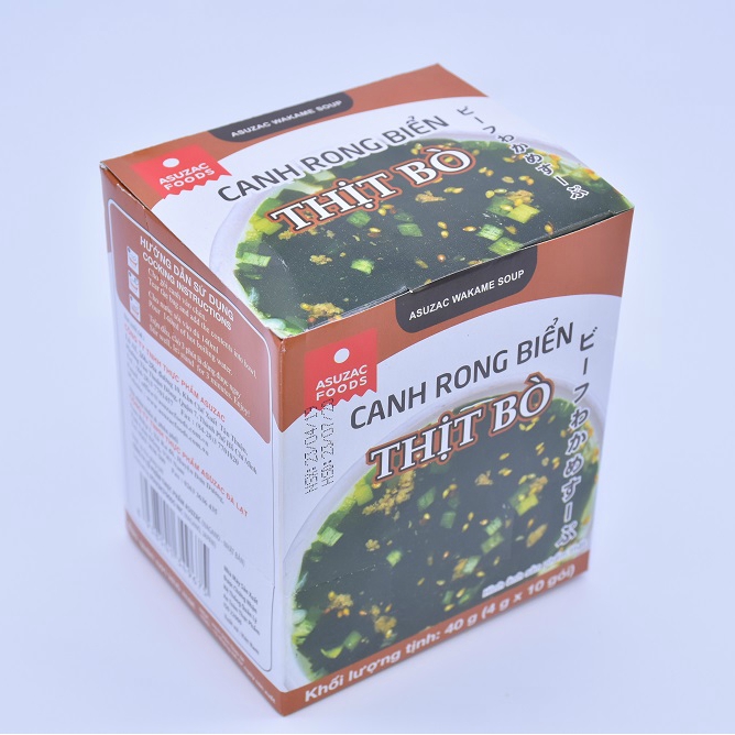 Canh rong biển Thịt bò Asuzac