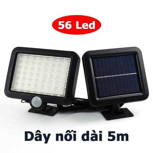 Đèn năng lượng mặt trời siêu sáng cảm biến hồng ngoại, kèm 5m dây tiện dụng F56