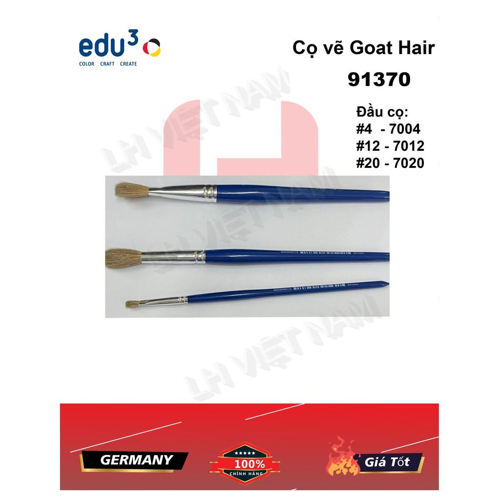 Cọ vẽ Goat Hair đầu tròn - dẹp (Nâu)