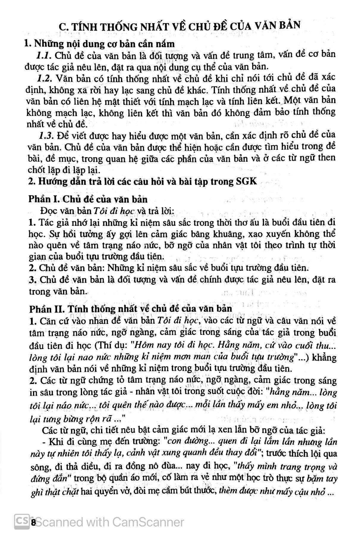 Học Tốt Ngữ Văn Lớp 8