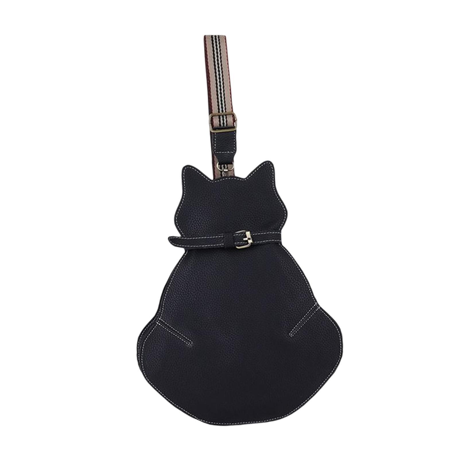 Bags Crossbody Multipurpose Lady Gift PU Leather for Gym travel Black