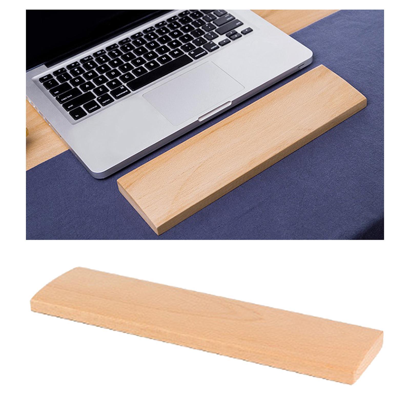 Computer Keyboard Holder Wooden Hand Pad Wrist Rest Palm Rest
