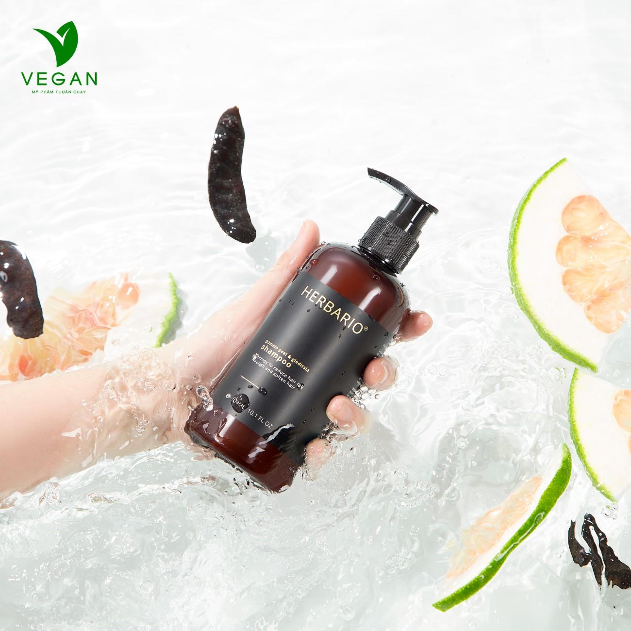 Bản Nâng Cấp - Dầu gội vỏ bưởi & bồ kết 300ml không sulfate không silicon