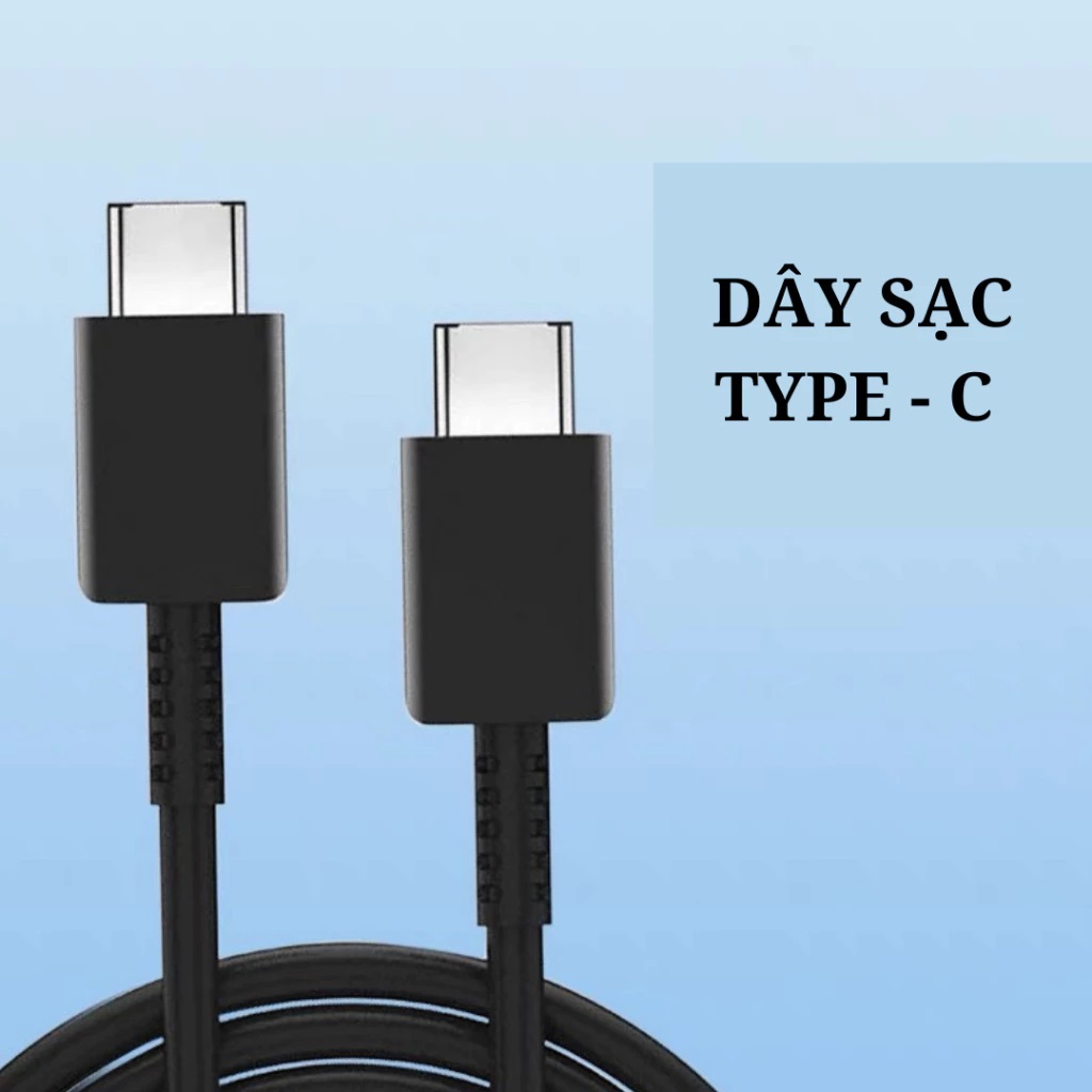 Bộ Sạc nhanh 25w samsung tương thích với Samsung chân cắm Type C kèm dây sạc nhanh Type C - miếng lót chuột