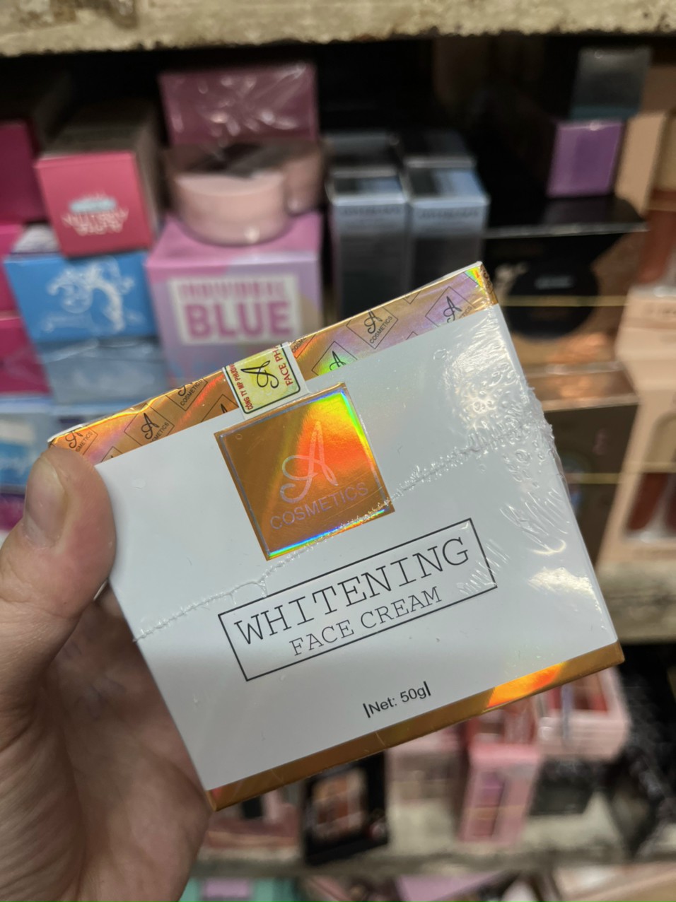 Kem Face Pháp Whitening Face Cream A Cosmetics  Dưỡng Trắng Da ,Giam Thâm Nám, Tàng Nhang