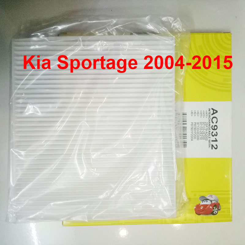 Lọc gió điều hòa AC9312 dành cho Kia Sportage 2004, 2005, 2006, 2007, 2008, 2009, 2010, 2011, 2012, 2013, 2014, 2015 97133-2E200