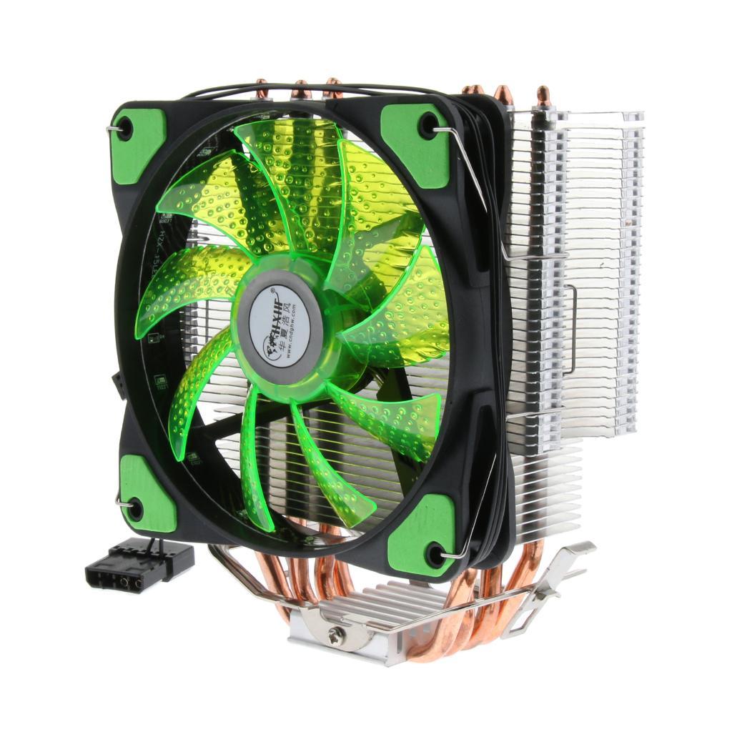 12cm Computer Case CPU Cooling Fan LED PWM Temp for