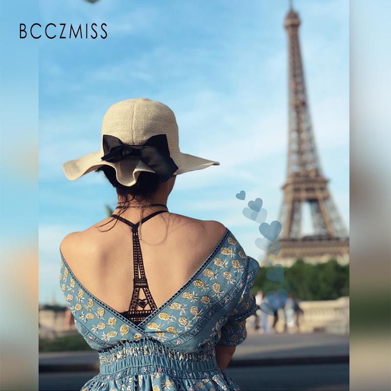 BCCZMISS Thời Trang Trước Đóng Cửa Áo Ngực Làm Đẹp Lưng Tháp Eiffel Quần Lót Sexy Push Up Áo Bralette Tập Hợp Nội Y Nữ Lót Ren