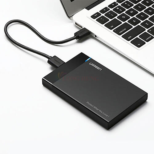 Hộp đựng ổ cứng nhựa Ugreen 2.5 inch USB 3.0 HDD Enclosure US221 - Hàng chính hãng