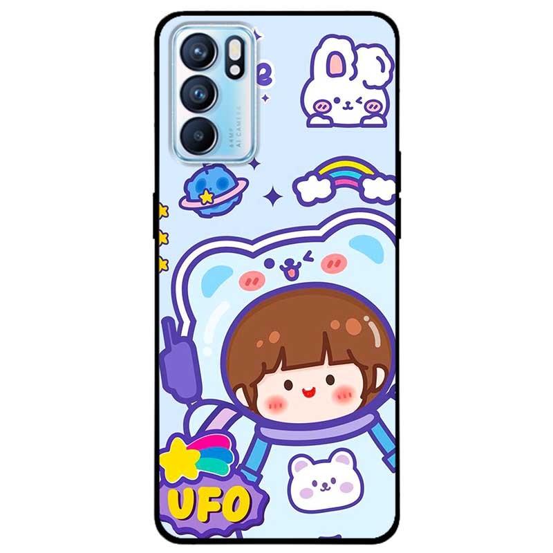 Ốp lưng dành cho Oppo Reno 6 - Oppo Reno 6Z - Cô Gái Dưa Hấu