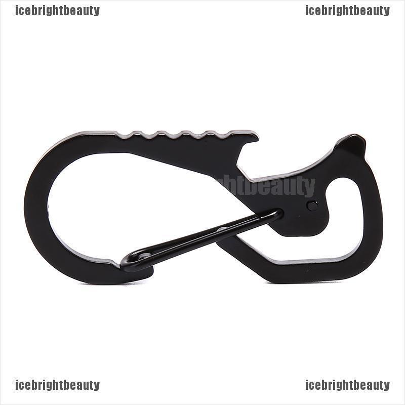 1 Móc Khóa Carabiner Bằng Thép Không Gỉ Tiện Dụng