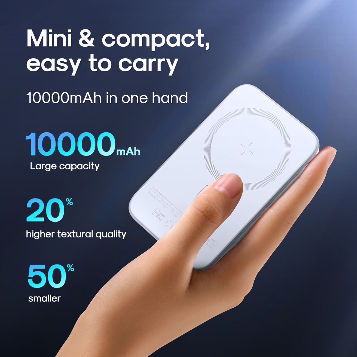 Pin sạc dự phòng Choetech B651 dung lượng 10000mAh 20w cho Airpods và i-P 12 Series (hàng chính hãng)
