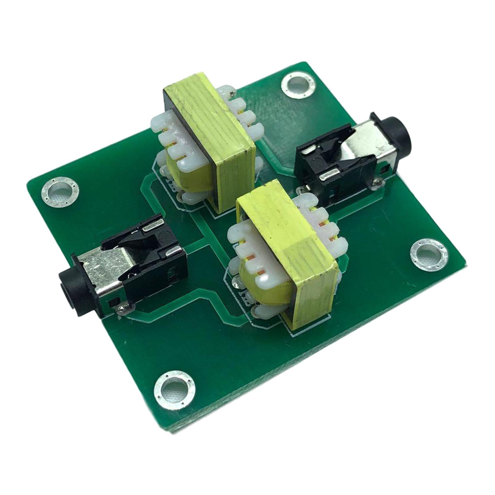 1pc Common Ground Audio Stereo Isolator Signal Noise Filter Board Computer Audio High Reducibility