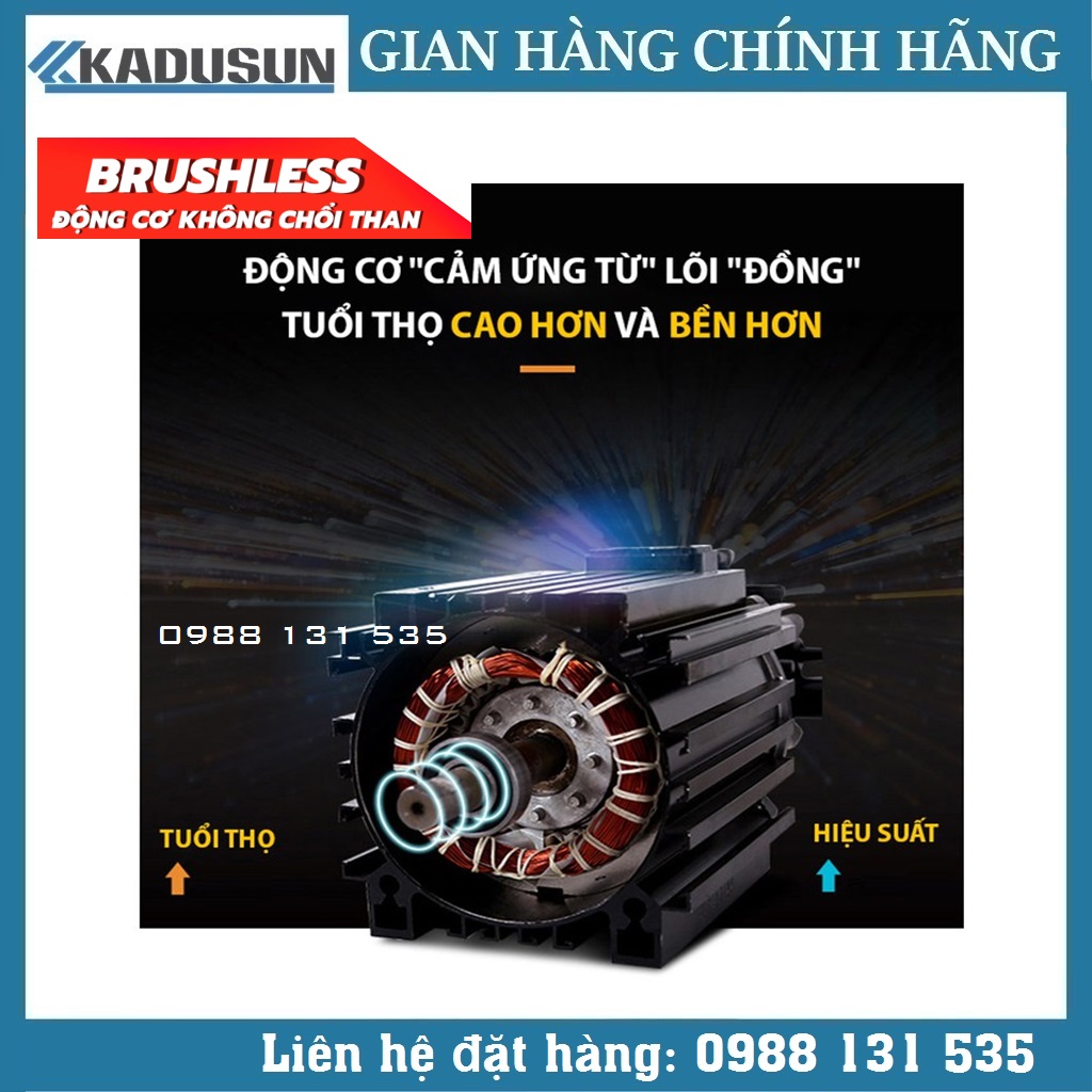 Máy rửa xe áp lực cao Kadusun K2-PXR8 Công suất 2500W chế độ Auto Stop Hàng chính hãng Máy rửa xe Kadusun K2-PXR8