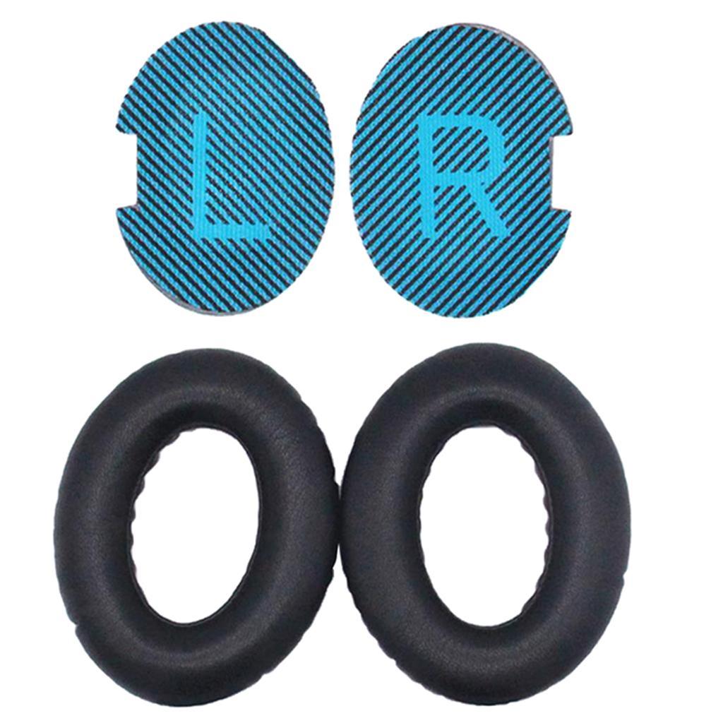 2Pcs Ear Pads Earphone Headphone Cushions Cover Leather for QC2 QC15 #2