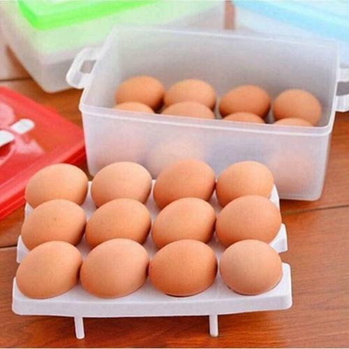 Hộp ĐựNg TrứNg 2 Tầng – Giao Màu Ngẫu Nhiên - Hàng Loại 1