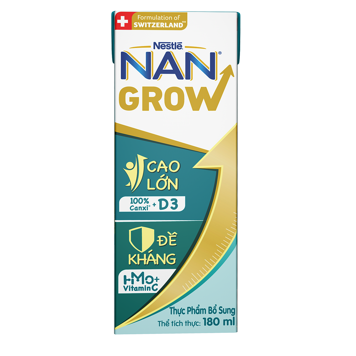 [Mua 1 Tặng 1] Thùng 24 hộp Sữa pha sẵn Nestlé NANGROW 180ml/hộp sữa mát công thức từ Thụy Sĩ 100% Canxi giúp bé cao lớn vượt trội 6(4 x 180ml) (1 tuổi trở lên)