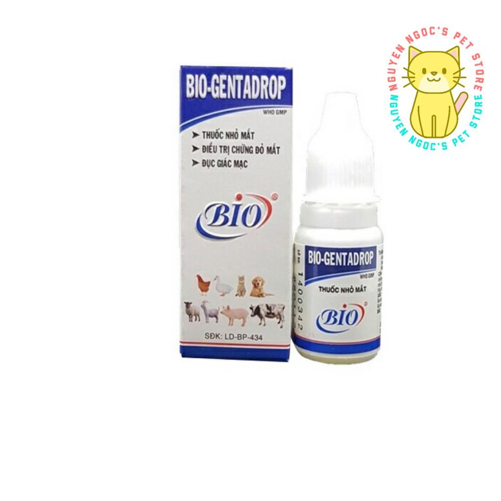 Thuốc nhỏ mắt Bio Gentadrop - Dùng cho CHÓ MÈO chai 10ml