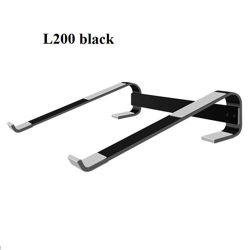 L210 - Giá đỡ nâng cao laptop bằng nhôm, hỗ trợ tản nhiệt mã L210, kiêm kê gọn bàn phím ngoài, mẫu 2 tầng.