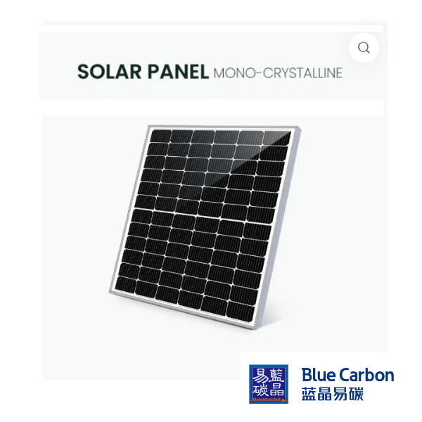 Tấm pin năng lượng mặt trời 100w - Chính hãng Blue Carbon