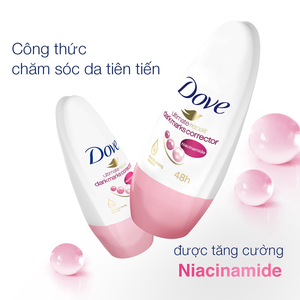 Lăn ngăn mùi giảm thâm & dưỡng sáng đều màu Dove Fresh Lily 40ml