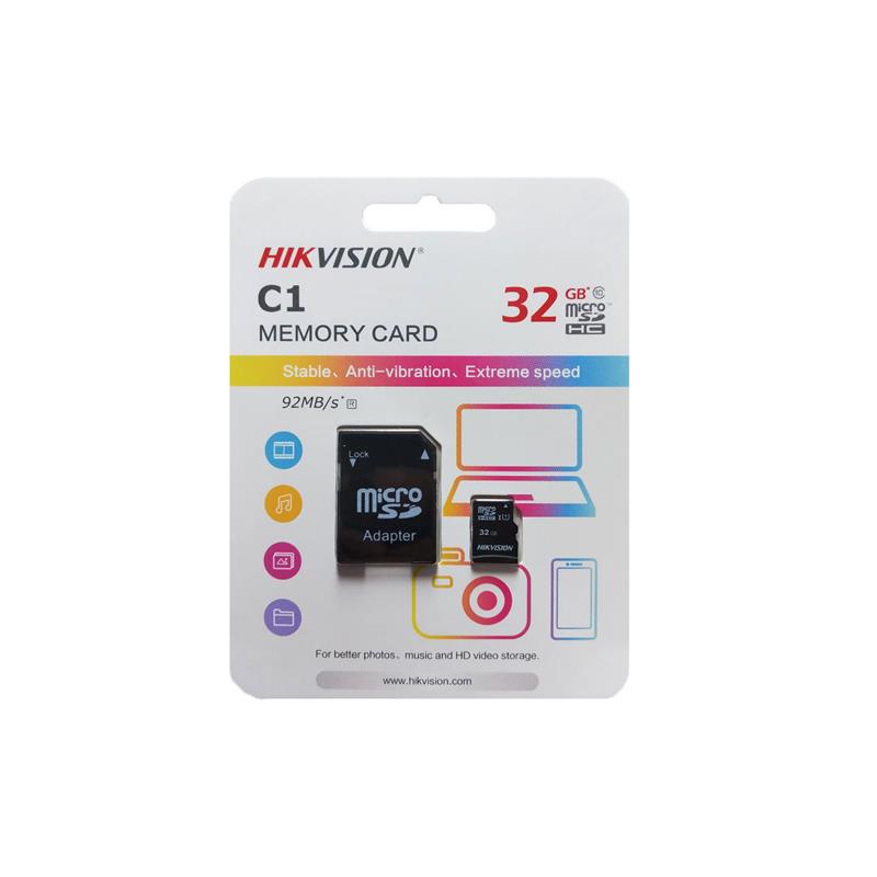 Thẻ Nhớ Hikvision 32GB 92MB/s Trắng Kèm Adapter chuyên dùng cho Camera HIKVISION EZVIZ KBVISION IMOU - Hàng Chính Hãng