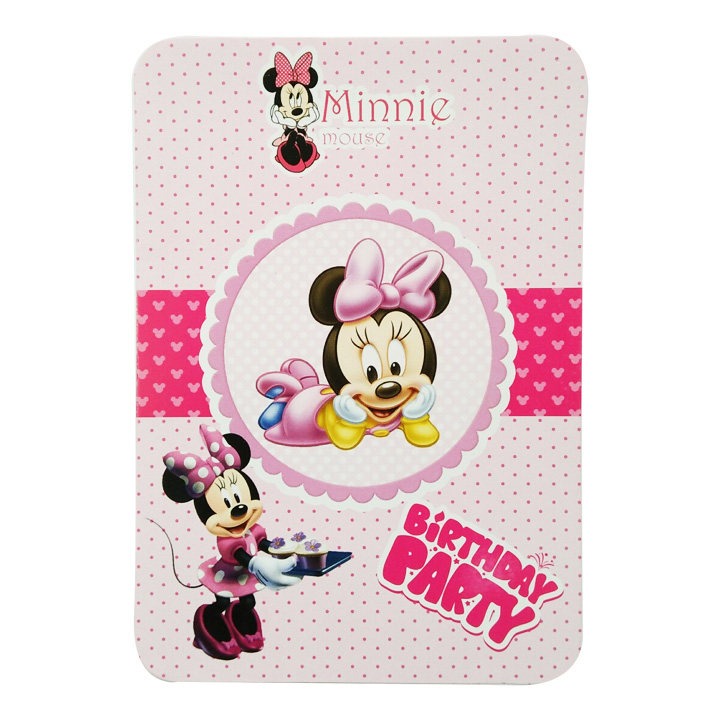 Combo 10 thiệp mời sinh nhật Minnie