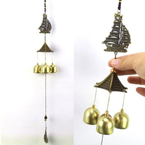 Chuông gió thuyền thuận buồm xuôi gió 3 quả