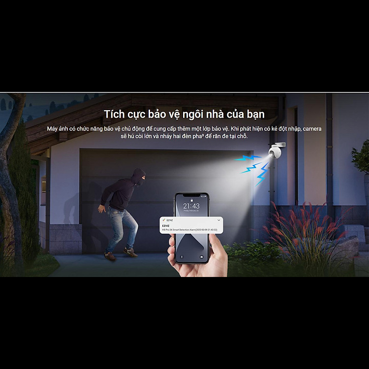 Camera IP WiFi Ngoài Trời EZVIZ H8 2K - Hàng chính hãng