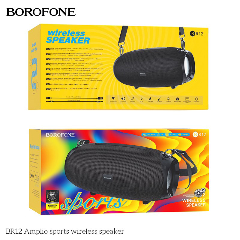 Loa không dây thể thao Borofone BR12 Amplio-Hàng nhập khẩu