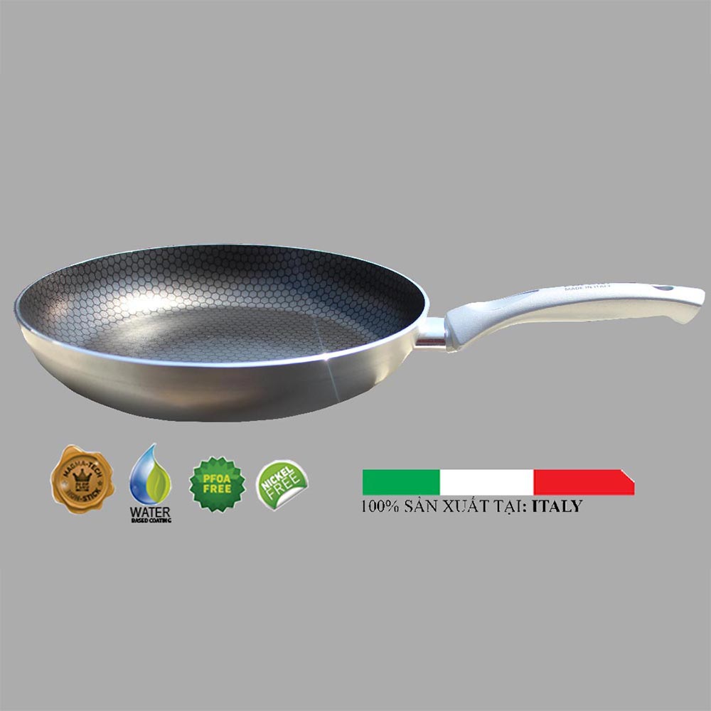 Chảo sâu lòng chống dính đáy từ Blackcube Kapani Rocky 28cm nhập khẩu Italy