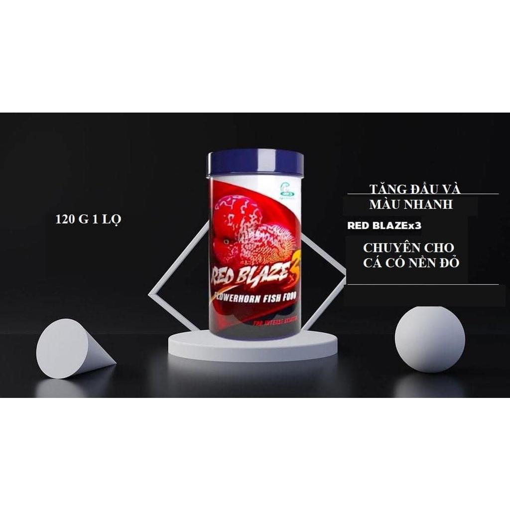 Cz20 Red Blaze thức ăn cá La Hán lên màu tăng đầu. Hộp 120g. Hàng Thái Lan