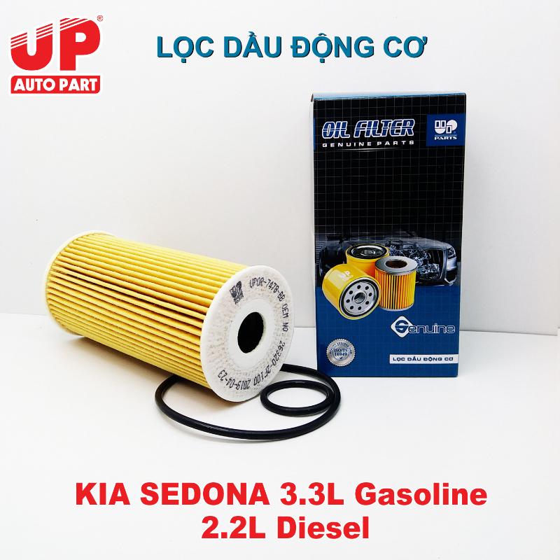 Lọc dầu lọc nhớt cốc lọc dầu động cơ KIA SEDONA 3.3L Gasoline / 2.2L Diesel