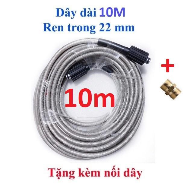 Ống Dây Xịt Rửa Xe Áp Lực Cao 3 Lớp Lõi 10M-15M- 20M-30M