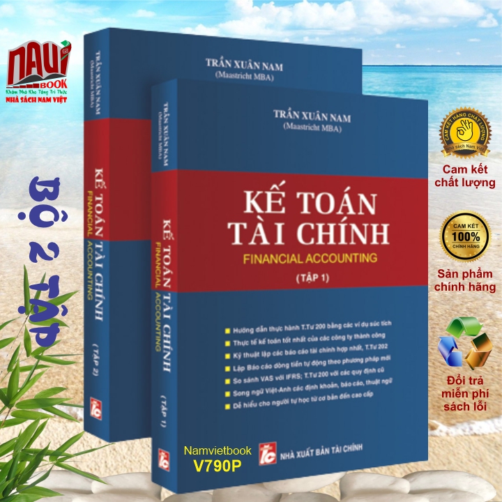 Combo 2 Cuốn Kế Toán Tài Chính Tập 1 &Amp; 2