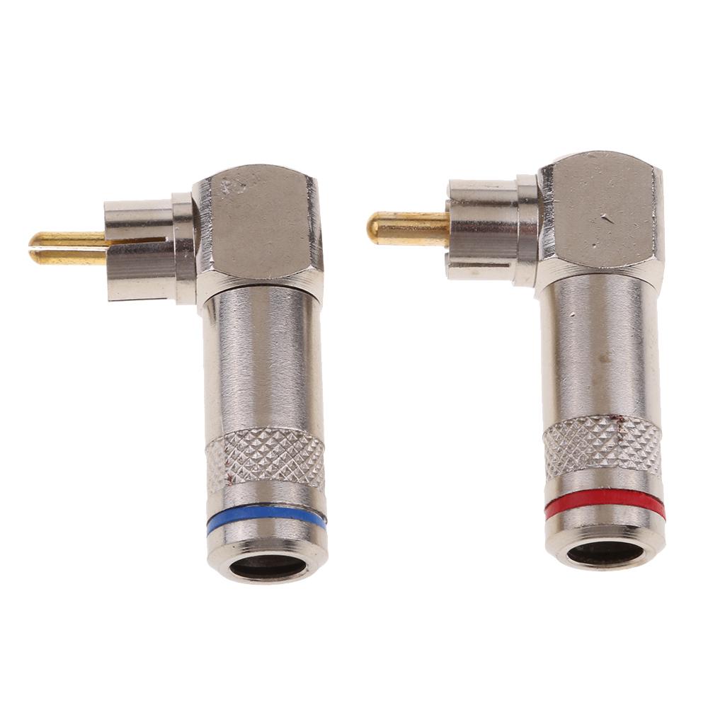 Universal RCA Splitter RCA AV Audio L Splitter Plug Male To Female Gold Plated Plug