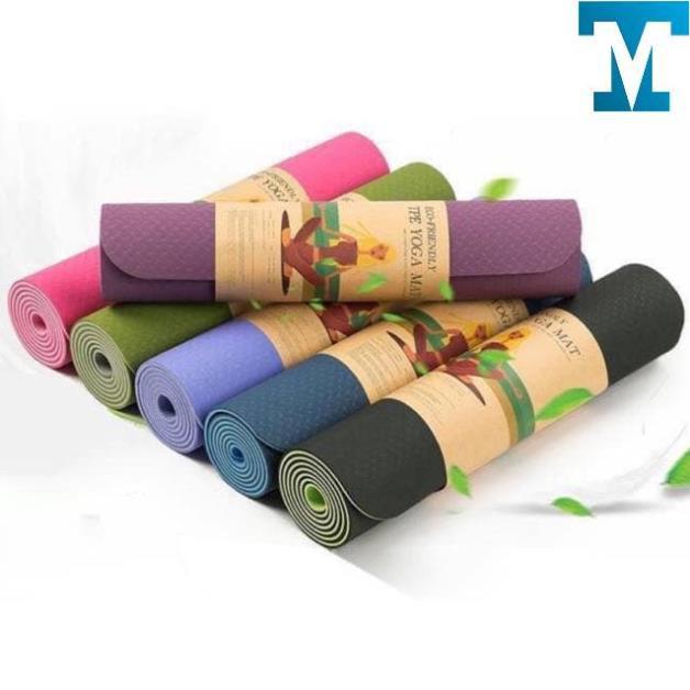 Thảm tập Yoga cao cấp TPE 2 lớp hàng hịn