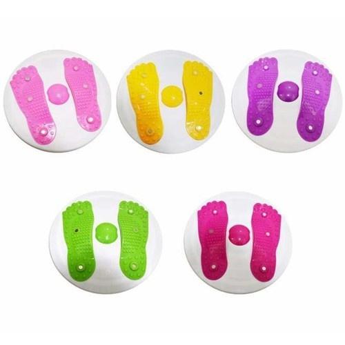 ĐĨA XOAY EO TẬP BỤNG HÌNH BÀN CHÂN CÓ GAI NỔI THẾ HỆ MỚI - siêu bền , chịu lực tốt,