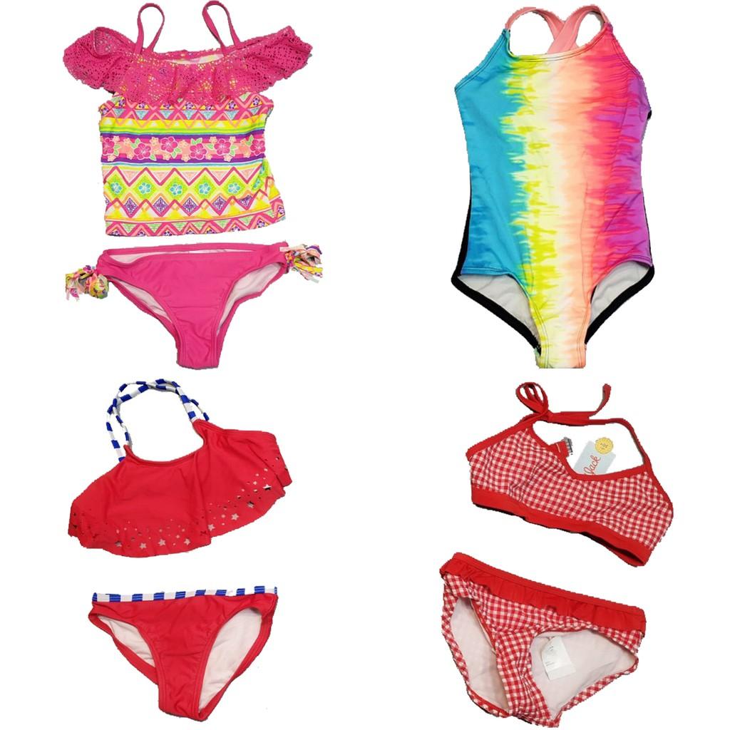 Đồ bơi hai mảnh bikini bé gái nhiều màu