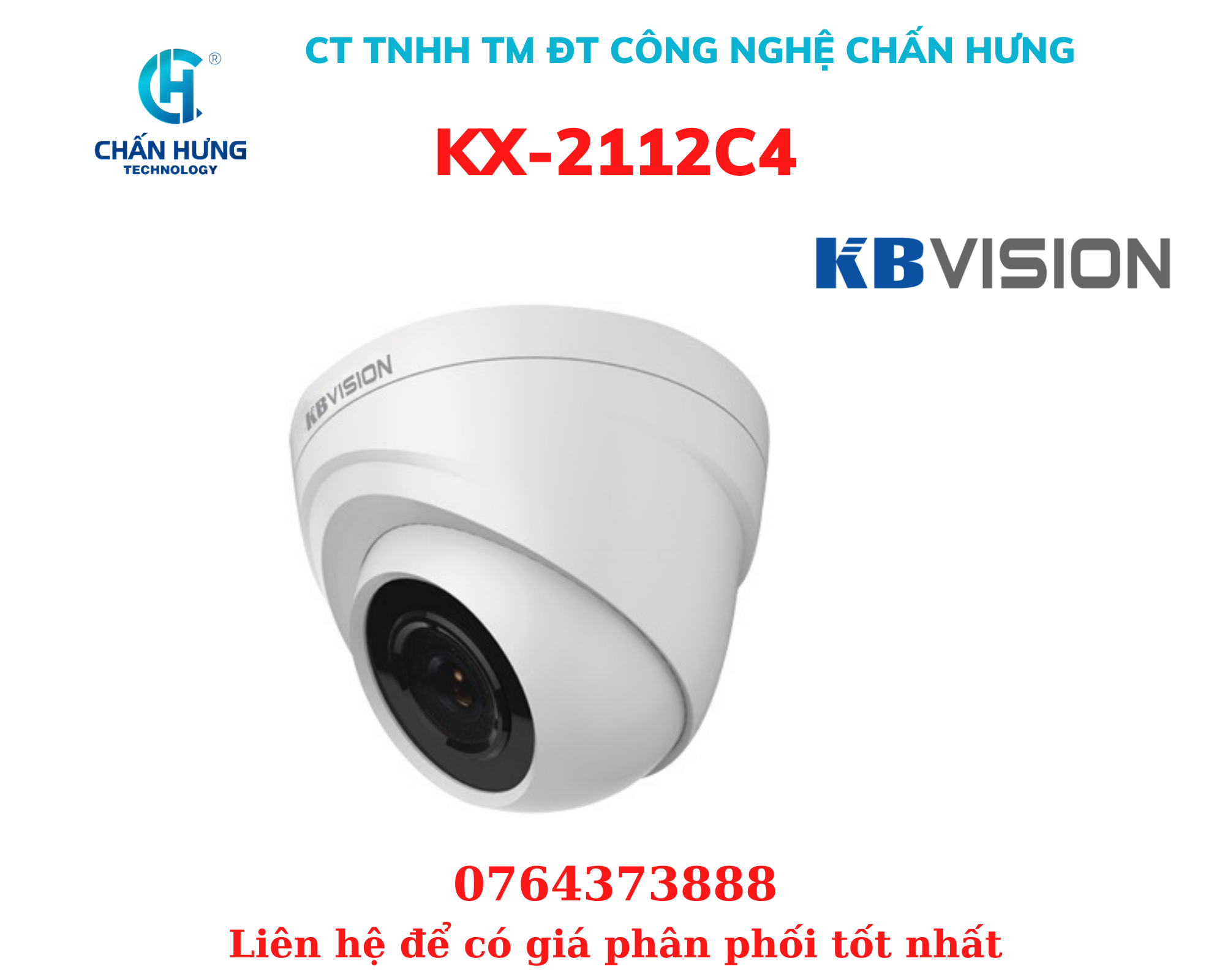 Camera Quan Sát KBVision KX-2112C4 - Hàng chính hãng