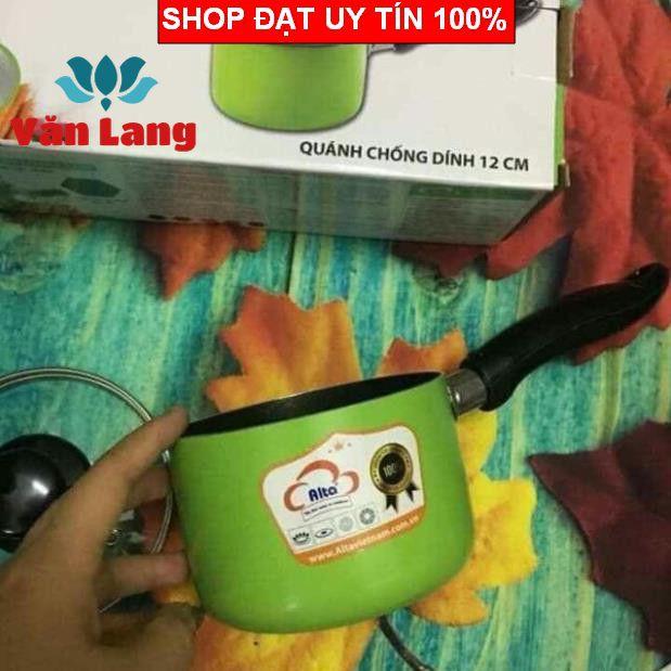 Nồi quấy bột chống dính cho bé - nồi nấu cháo cho bé 12cm