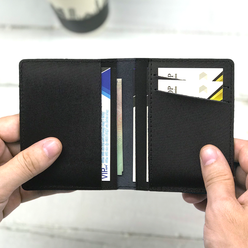 Bóp ví mini đựng thẻ ATM namecard da bò cao cấp VS22