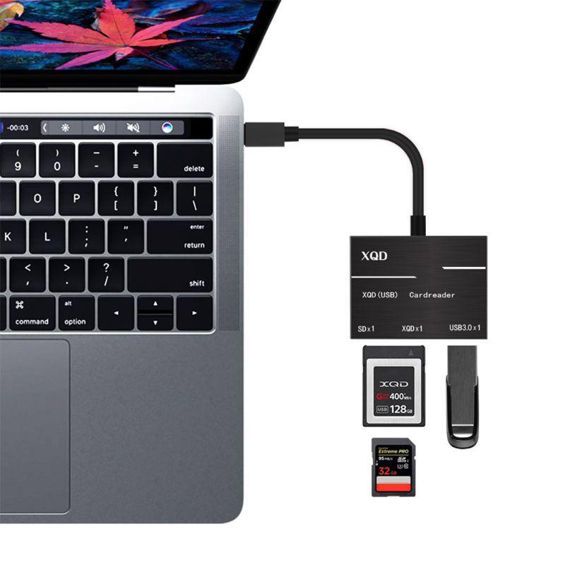 Đầu Đọc Thẻ Nhớ Tốc Độ Cao Usb 3.0 Loại C Sang Xqd / Sd