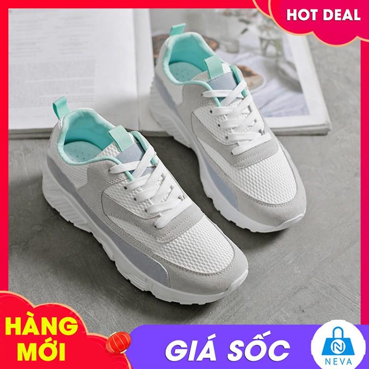 ( Kèm video) GIÀY THỂ THAO/ GIÀY ULZZANG NỮ NĂNG ĐỘNG NEVA2584